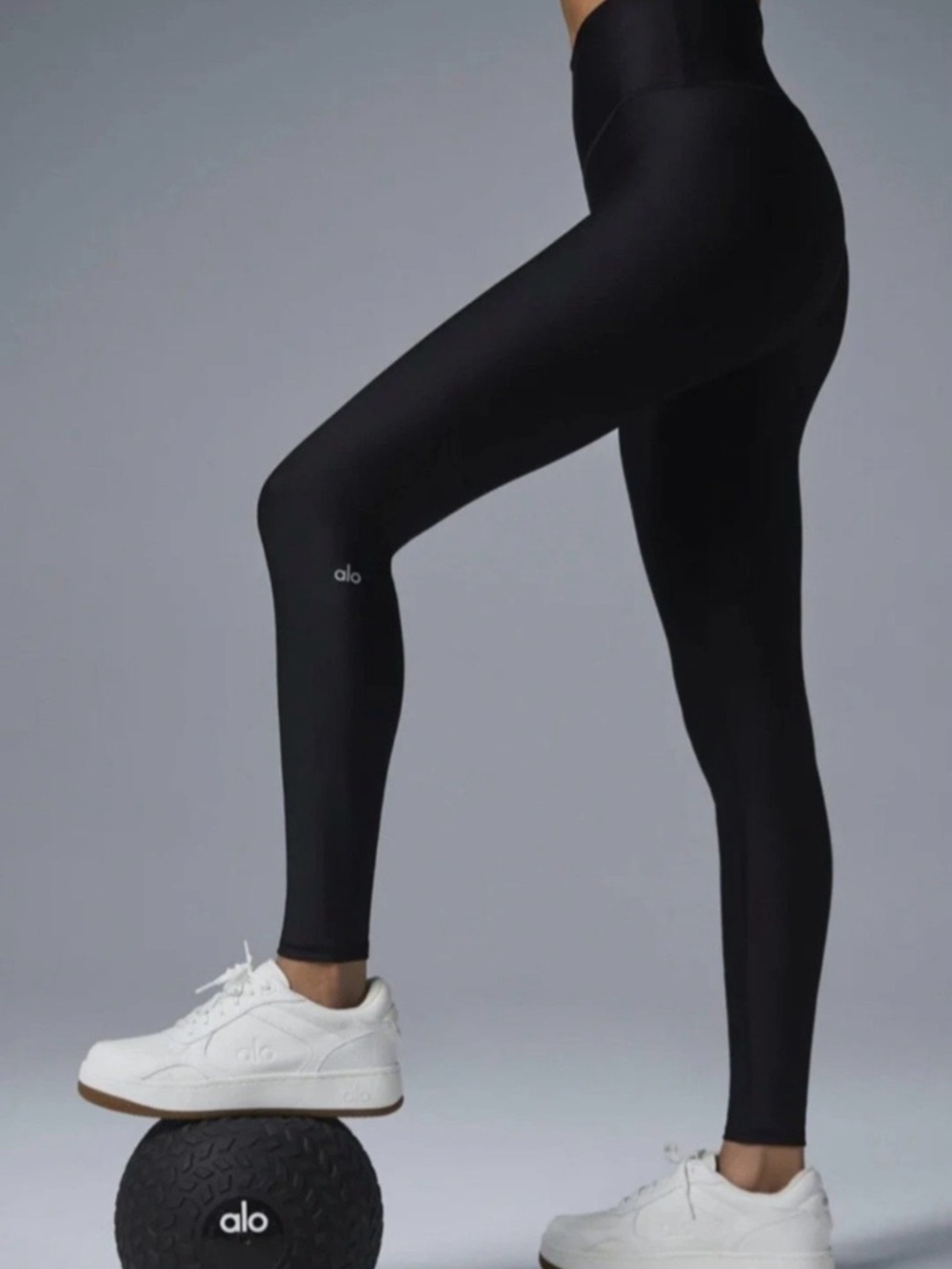 ALO Yoga Black High-Rise Leggings, NWT